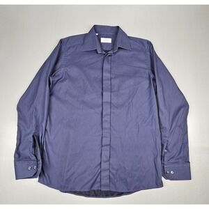 ETON‎ Button Up Shirt Mens 41/16 Purple Contemporary Fit Dress Longsleeve